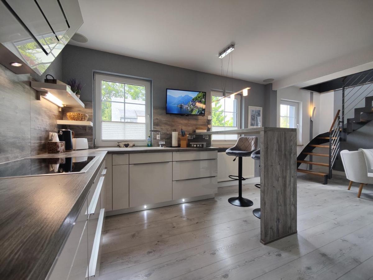 Ferienhaus Villa Adelsberg Mit Dachterrasse In Zentraler Lage Fuer Bis Zu 10 Personen 开姆尼茨 外观 照片